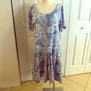 Blue Ginger pullover dress or coverup